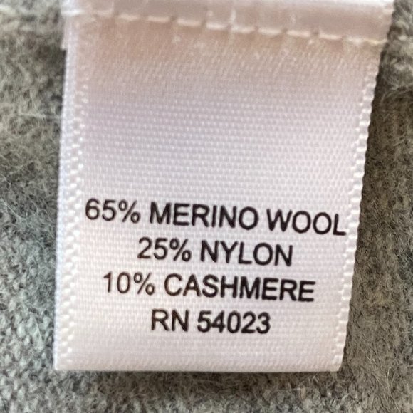 Banana Republic Cashmere Wool Blend Faux Wrap Sweater Balletcore Quiet Luxury-XS - Picture 12 of 13